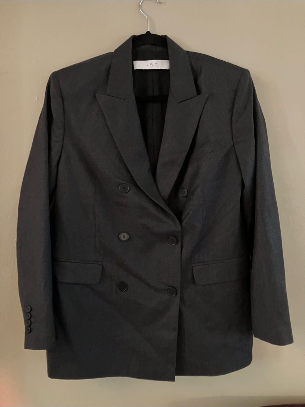 IRO Paris Double Breasted Blazer
Anthracite (French Size 36/US Small) - Picture 2 of 9
